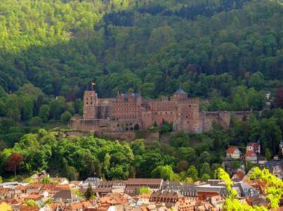 Neckar city castle photo