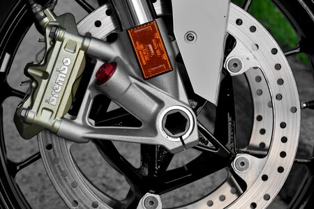 Brake disk motorcycle photo