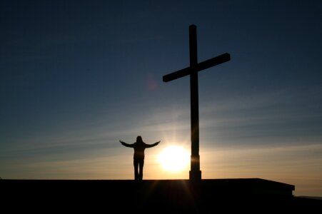 Religion sunset human