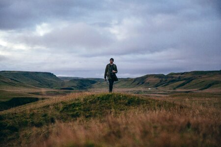 Man Hiking photo