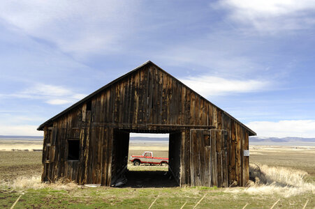 Barn Near Goose Lake-2 photo