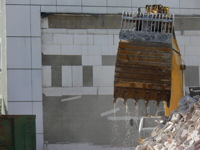 Vehicle construction work excavators