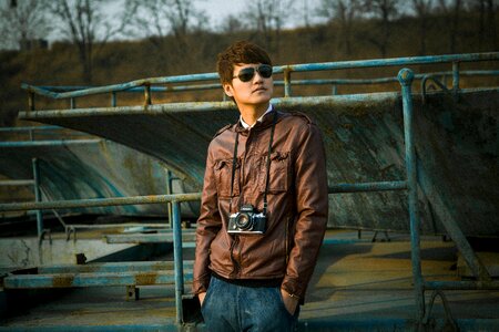 Glasses creative shooting taobao