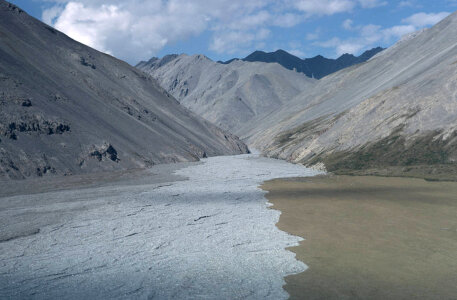 Chandalar River Valley in summer photo