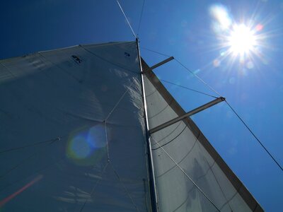 Navy sun sky
