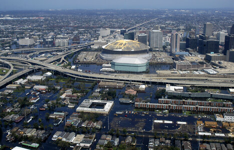 Aerial view of New Orleans, Louisiana