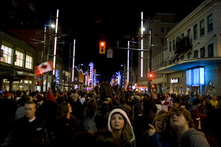 Granville Entertainment District in Vancouver, British Columbia, Canada photo