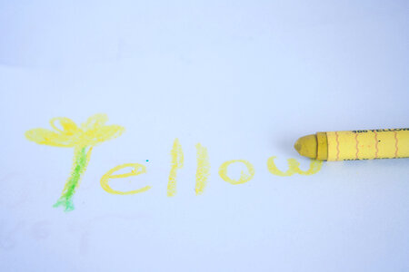 Yellow Crayon photo