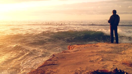 Bay beach coast photo