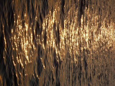Sunset Sea Water
