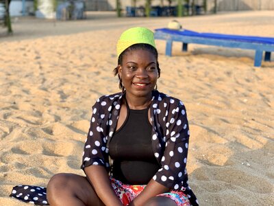 People woman beach photo