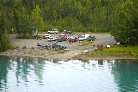 Boat lauching area