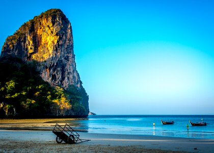Water cliff ocean view