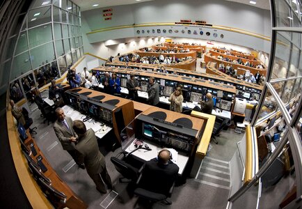 Nasa console technicians