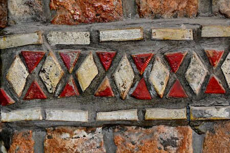 Mosaic ornament wall