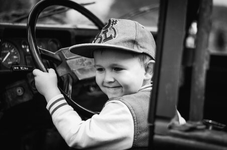 Military auto steering wheel photo