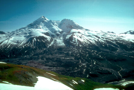 Mount Redoubt view in Lake Clark National Park, Alaska