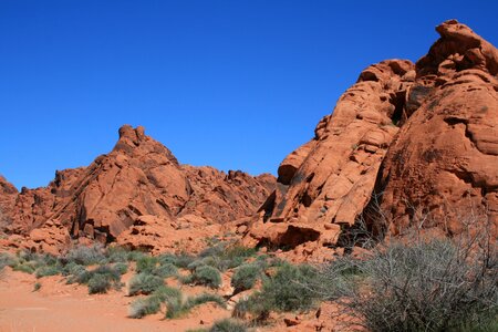 Red desert nature photo