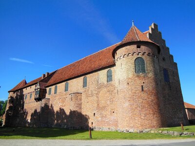 Nyborg castle monk stone building architecture photo