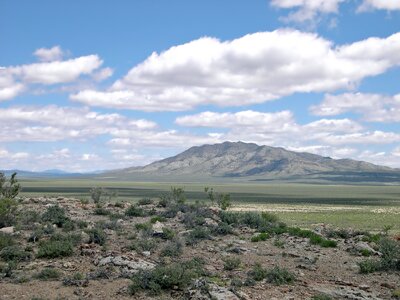 Sky clouds mountains