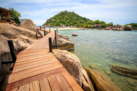 Boardwalk By The Ocean