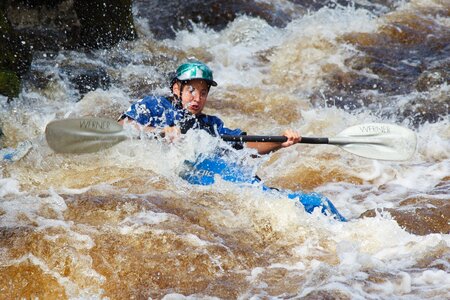 Danger excitement kayak