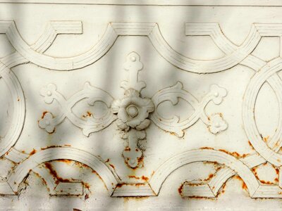 Arabesque art cast iron