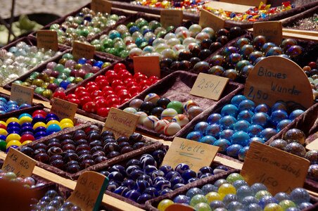 Glass glass marbles toys photo