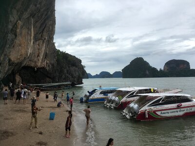 James Bond Island in Phang Nga Bay,Southern Thailand photo