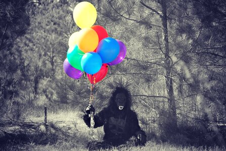 Person halloween monkey