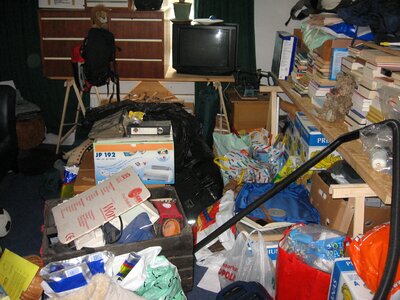 Organizing clutter chaos photo