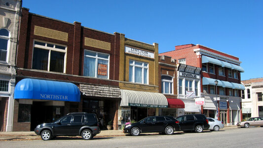 Downtown Sullivan Streets in Indiana