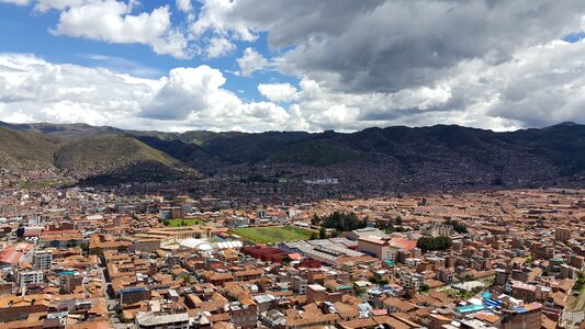 City of Cuzco in Peru, South America photo