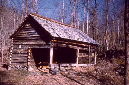 Log Cabin in Great Smoky Mountains National Park, Tennessee photo