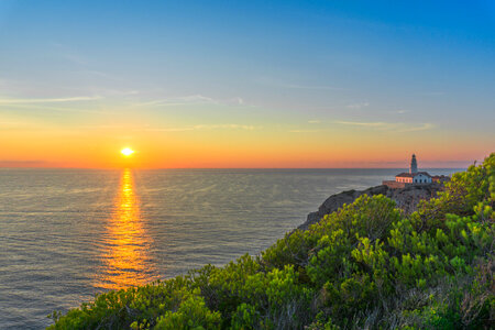 Sunset landscapes in Mallorca, Spain