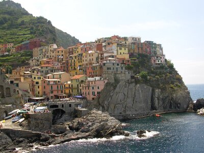 Mountain italy cinque terre photo