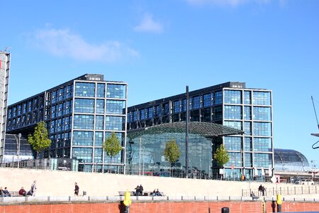 Berlin railway station central station photo