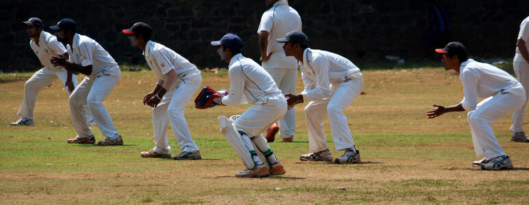 Slips Wicket Keeper Cricket Game photo
