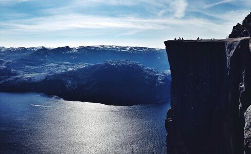 Norway fjord massive photo