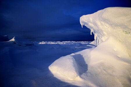 Water antarctica winter photo