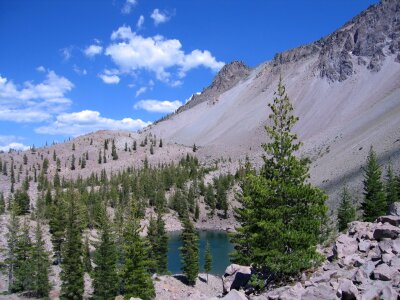 Crags Lake Lassen Volcanic National Park photo