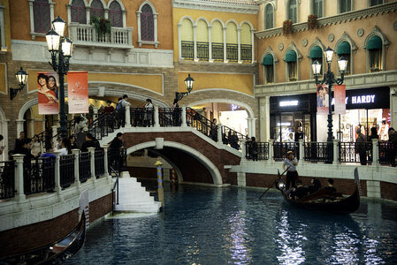 Fake Canals in Venetian Resort photo