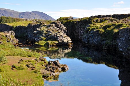 Nature continental plates water