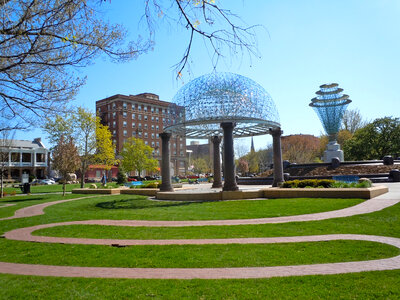 Bayliss Park in downtown Council Bluffs, Iowa