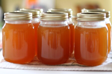 Preserve homemade fruit photo