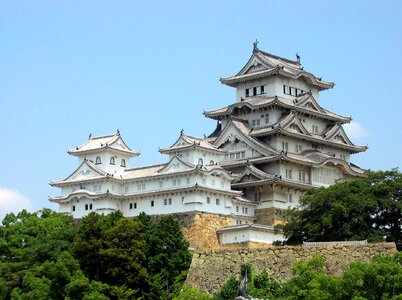 Himeji castle in Japan photo