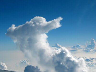 Blue atmosphere meteorology