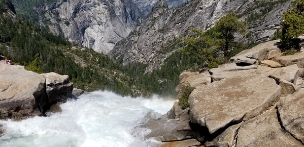Nevada falls in Yosemite National Park photo