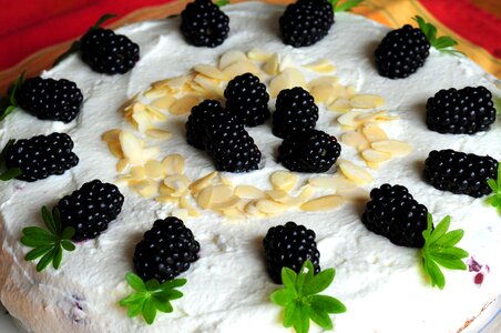 Sweet dish eat birthday cake