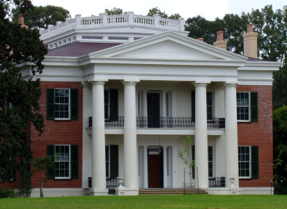 Melrose estate at Natchez National Historical Park in Mississippi